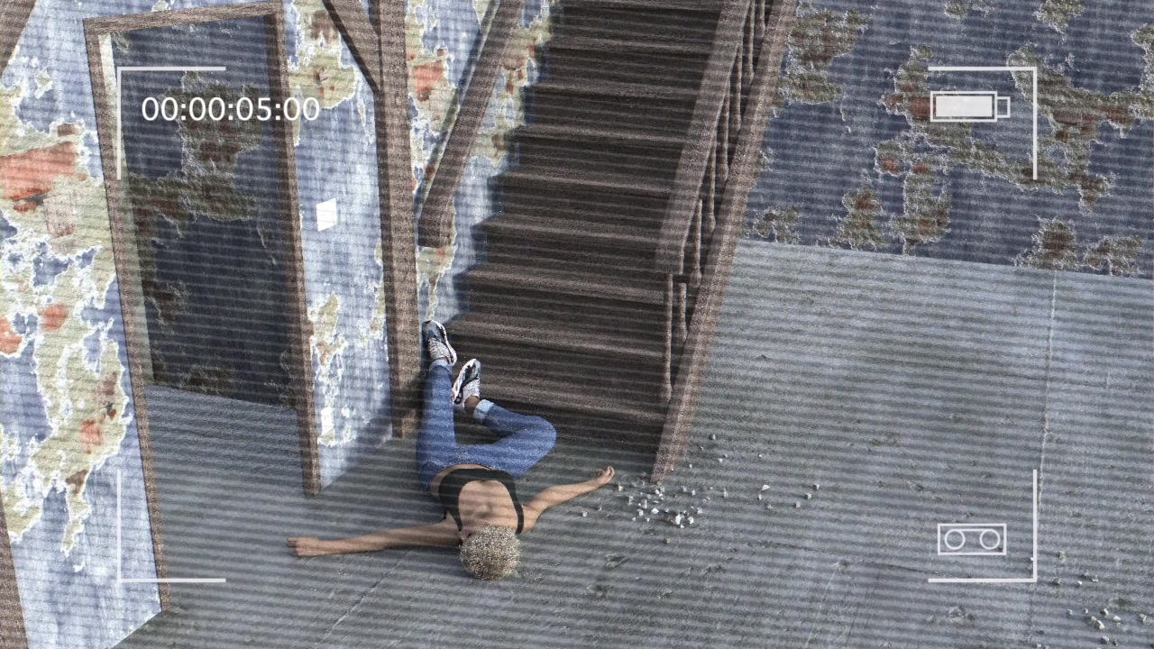 Cardiac arrest on the stairs